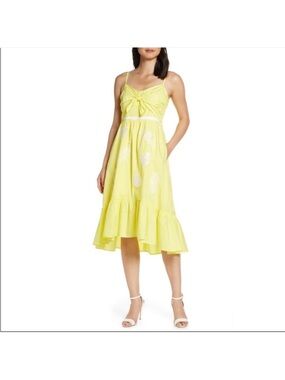 Lilly Pulitzer Eloisa Lemon midi  High Low Dress